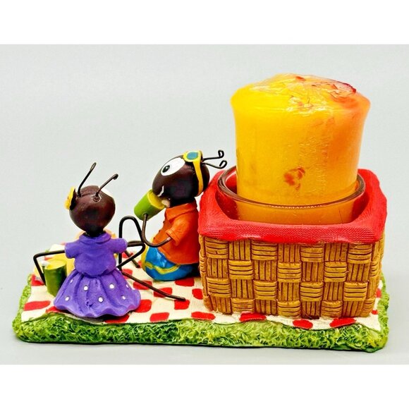 Yankee Candle Ant Picnic Summer Fruits Burger 4.5 inch Votive Holder 1190601 - Picture 6 of 10